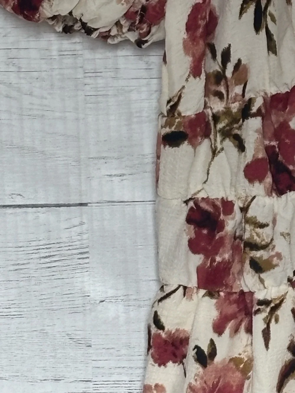 NWT Liberty Love Floral Mini Dress Puff Sleeve Cottagecore Size Medium - Picture 5 of 7